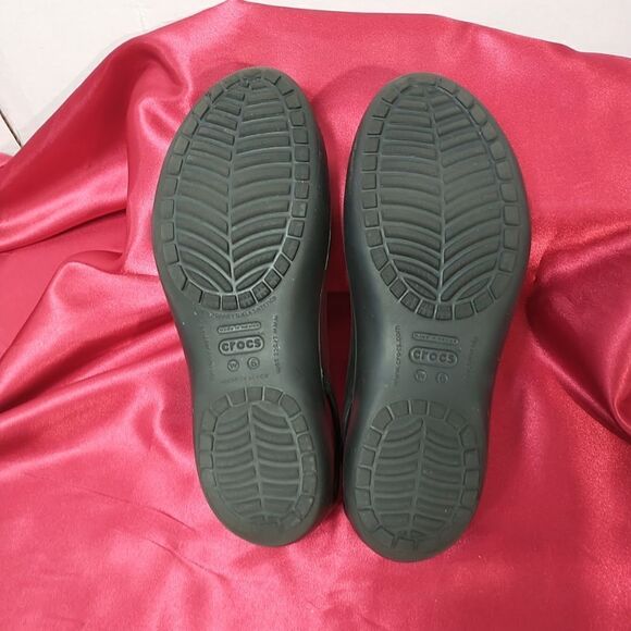 Crocs Womens Kadee Ballet Flats Size 6 US Black Slip On Shoes Comfort - Picture 4 of 6